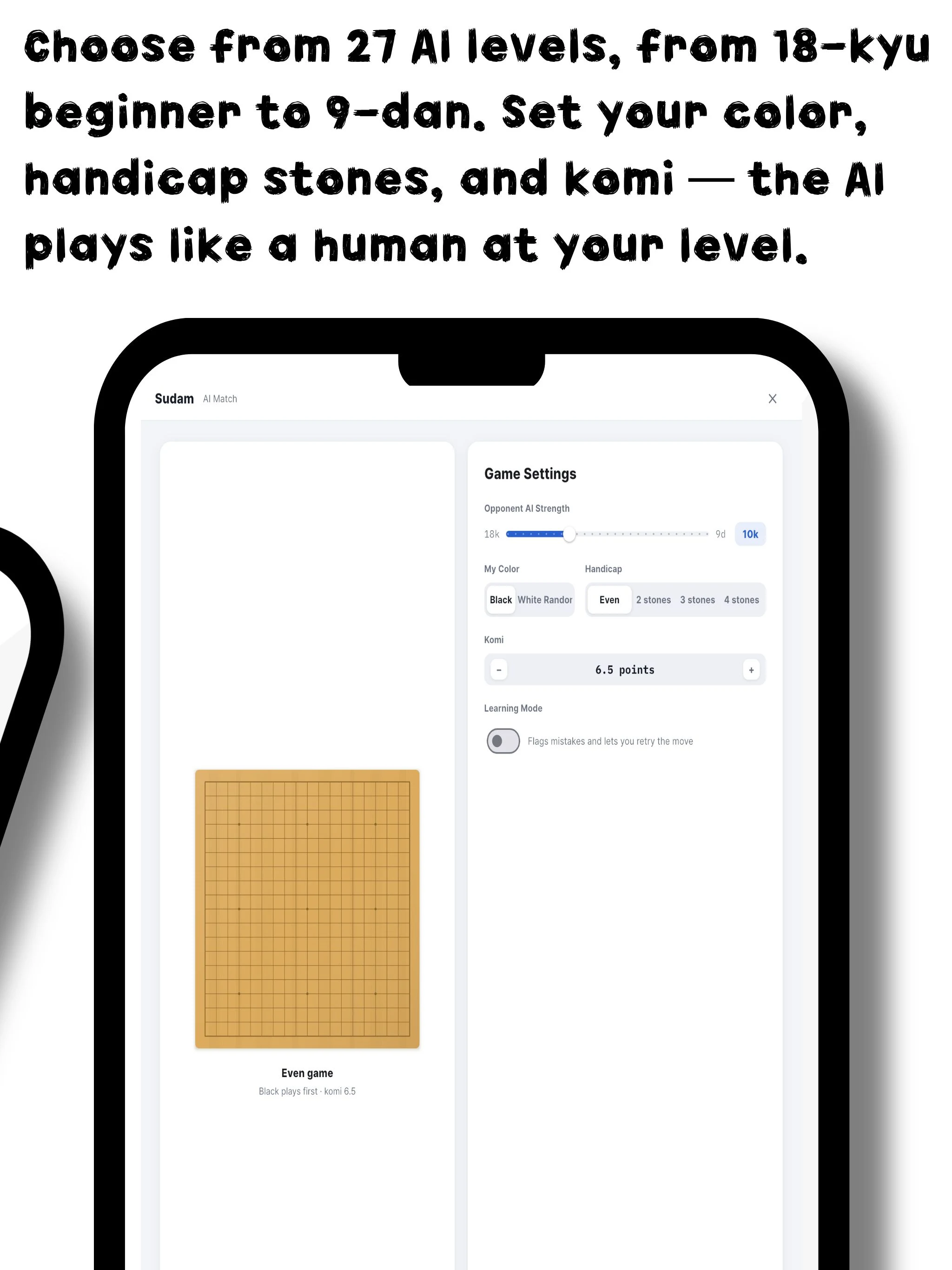 Sudam - AI go game screenshot